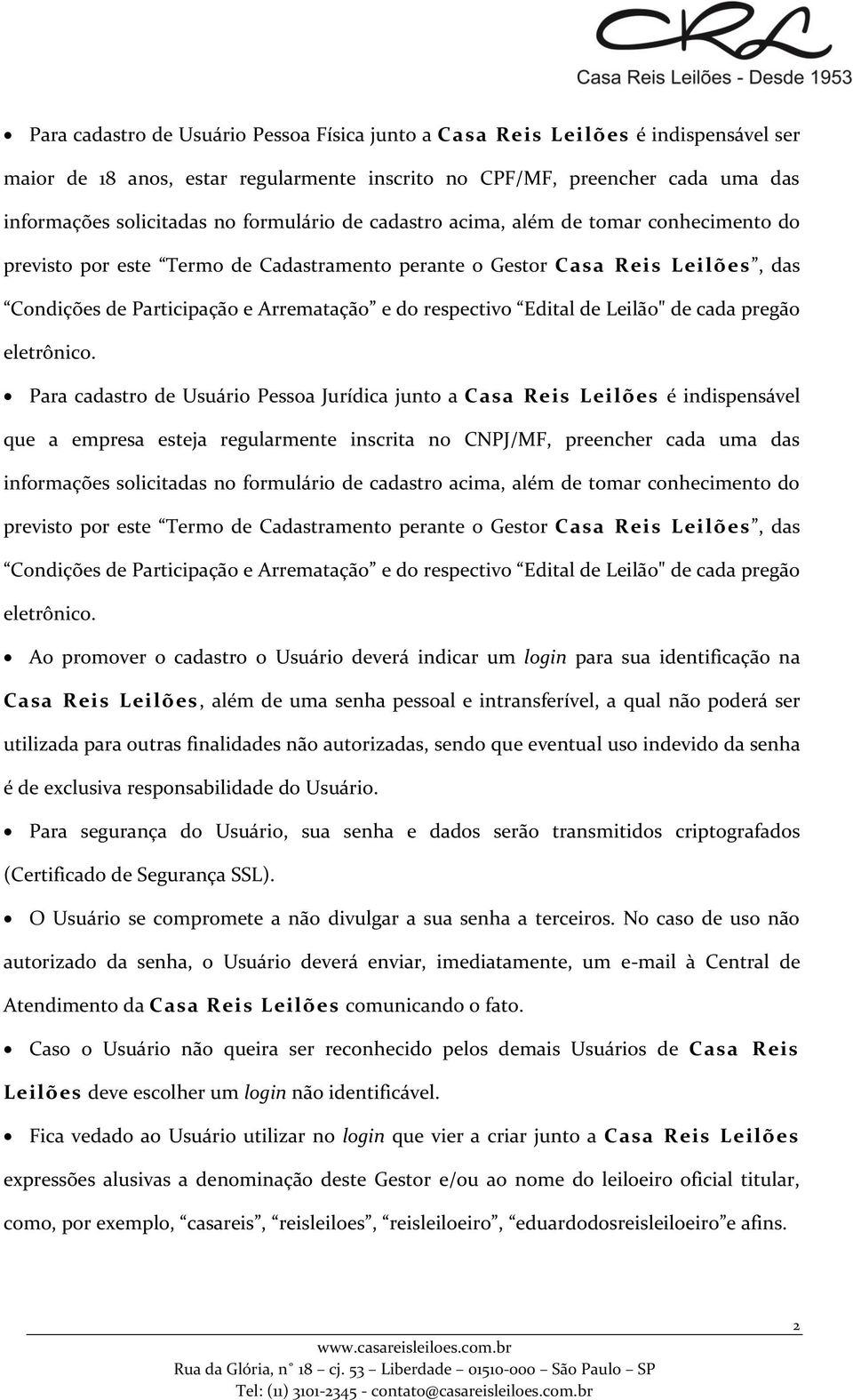 Edital de Leilão" de cada pregão eletrônico.