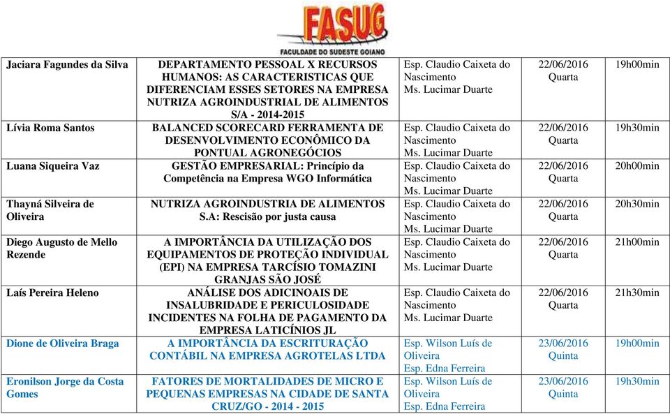 PONTUAL AGRONEGÓCIOS GESTÃO EMPRESARIAL: Princípio da Competência na Empresa WGO Informática NUTRIZA AGROINDUSTRIA DE ALIMENTOS S.