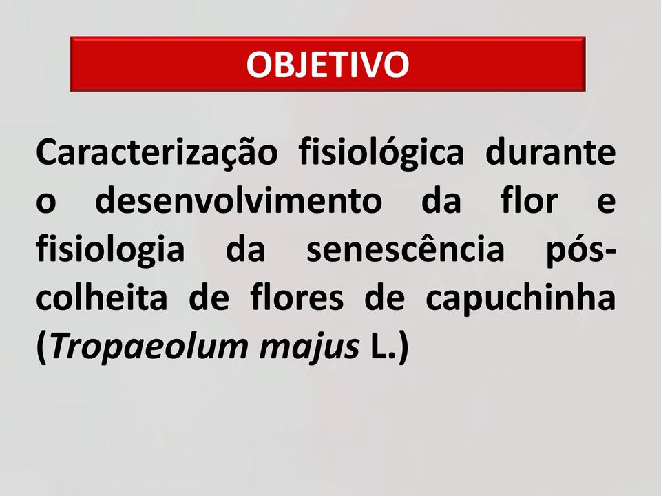 fisiologia da senescência póscolheita