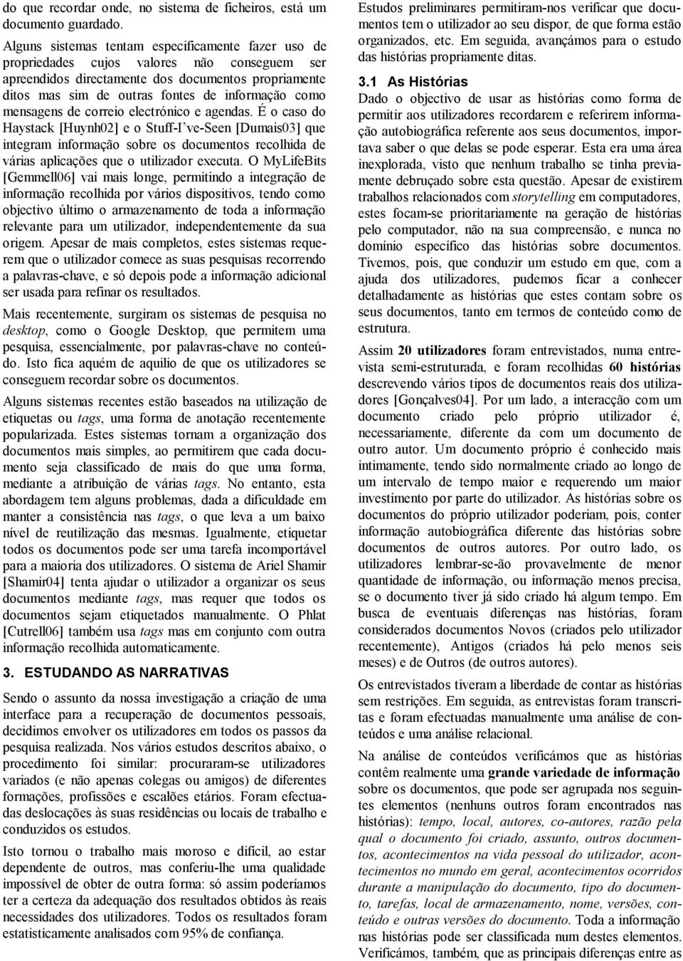 mensagens de correio electrónico e agendas.