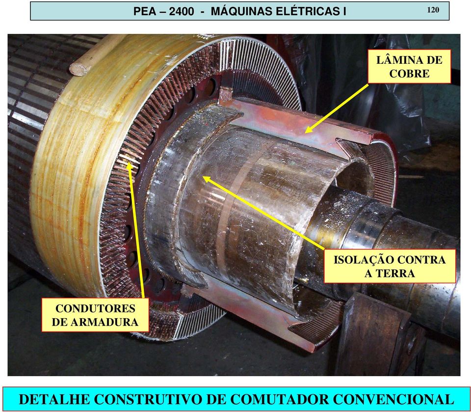 TERRA CONDUTORES DE ARMADURA