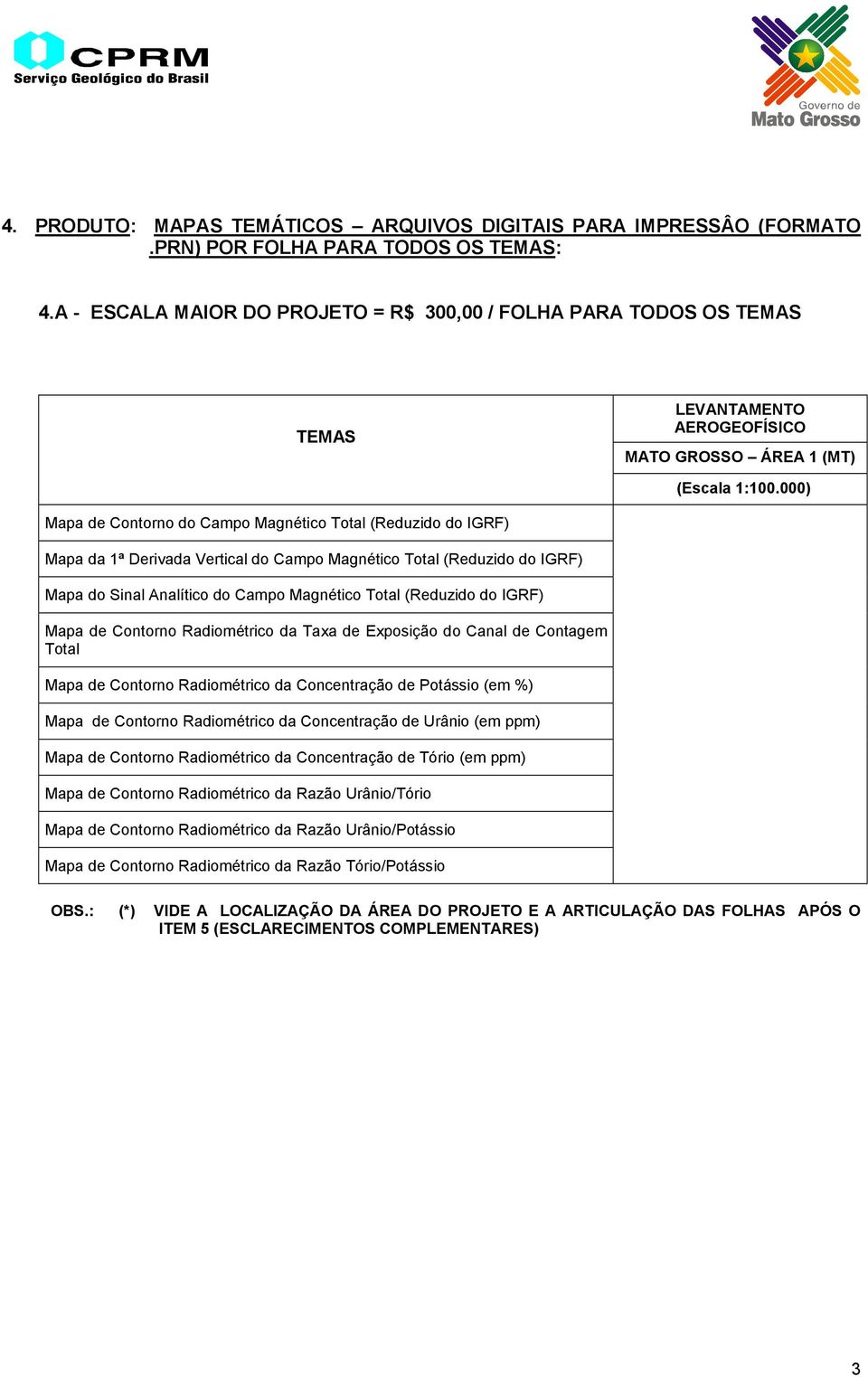 000) Mapa de Contorno do Campo Magnético Total (Reduzido do IGRF) Mapa da 1ª Derivada Vertical do Campo Magnético Total (Reduzido do IGRF) Mapa do Sinal Analítico do Campo Magnético Total (Reduzido