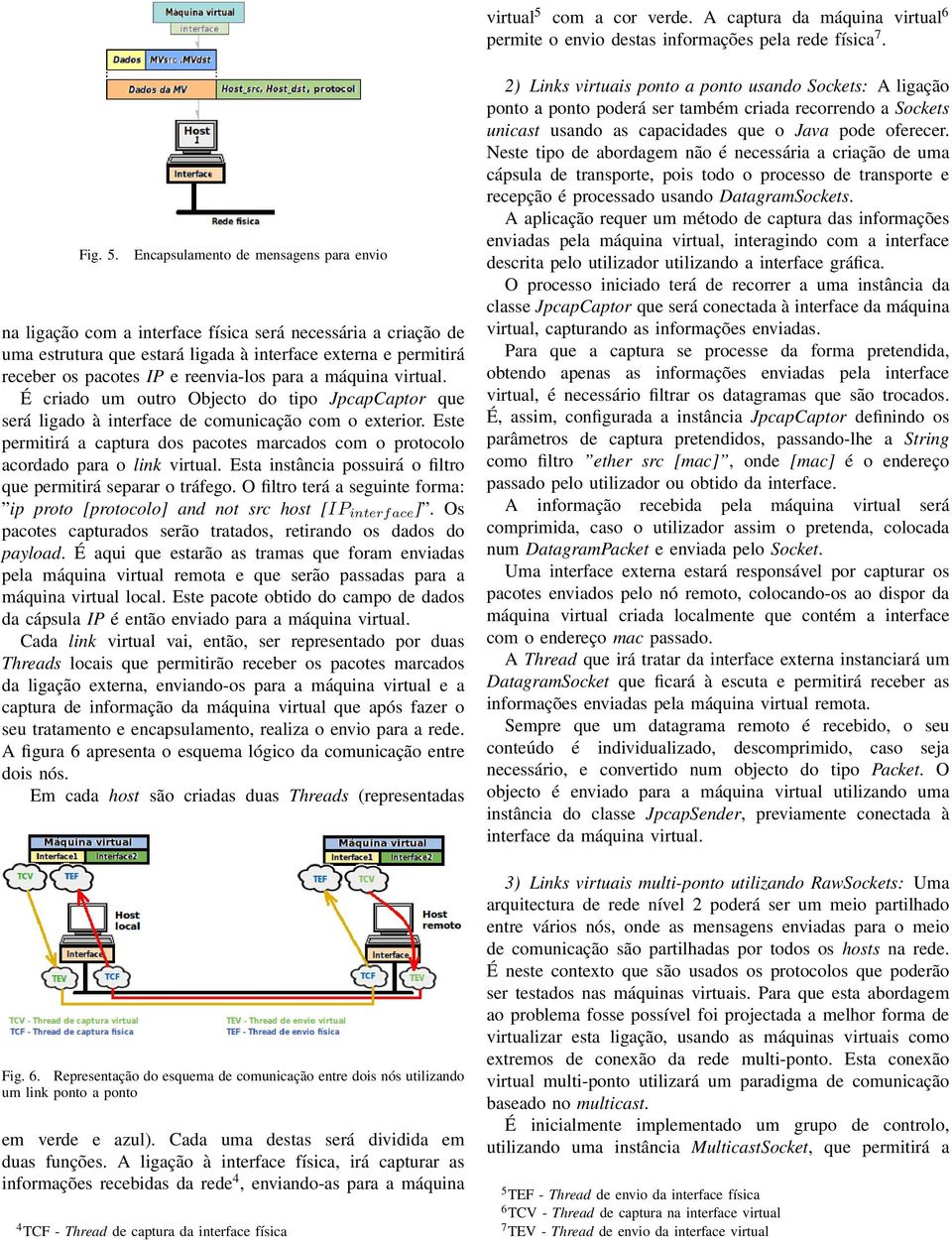 Encapsulamento de mensagens para envio na ligação com a interface física será necessária a criação de uma estrutura que estará ligada à interface externa e permitirá receber os pacotes IP e