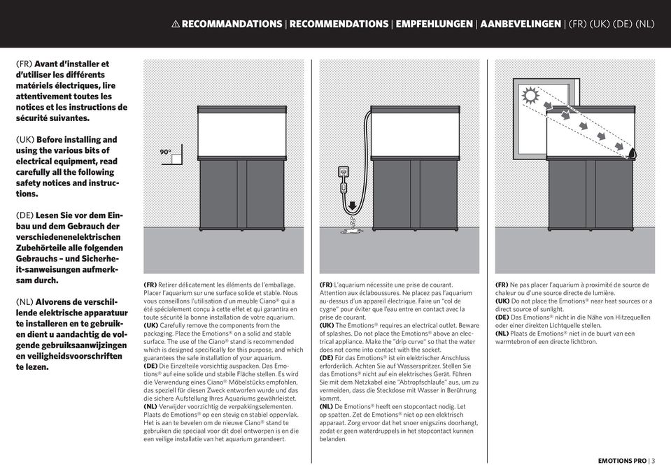 (DE) Lesen Sie vor dem Einbau und dem Gebrauch der verschiedenenelektrischen Zubehörteile alle folgenden Gebrauchs und Sicherheit-sanweisungen aufmerksam durch.