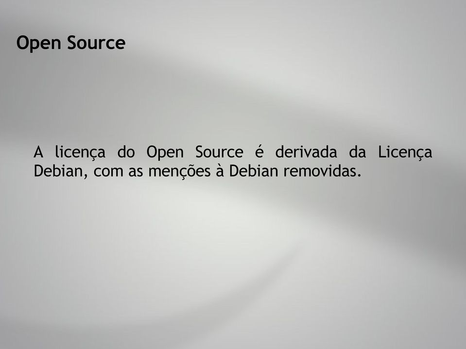 Licença Debian, com as
