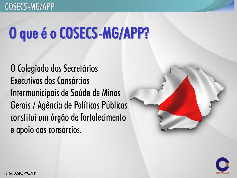 Intermunicipais de Saúde de Minas Gerais / Agência de