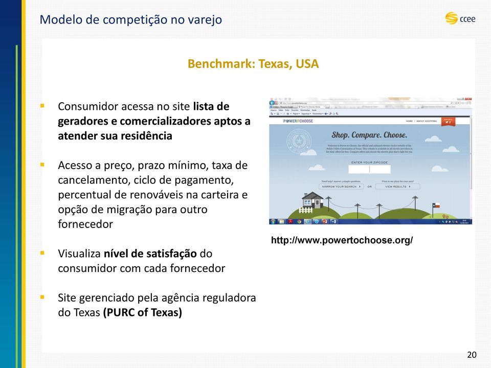 pagamento, percentual de renováveis na carteira e opção de migração para outro fornecedor Visualiza nível de