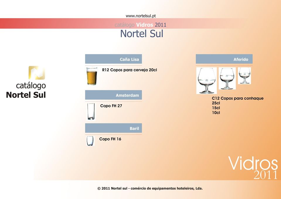 conhaque 25cl 15cl 10cl Baril Copo FH 16