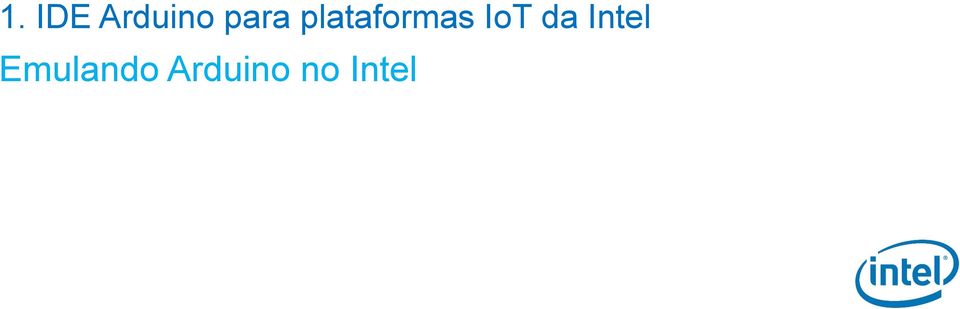 IoT da Intel