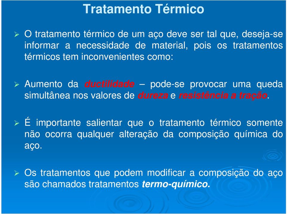 e resistência a tração.