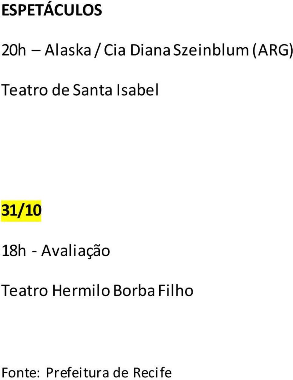 18h - Avaliação Teatro Hermilo