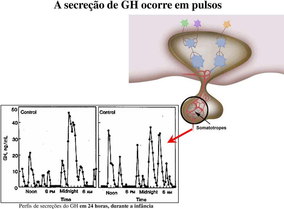 Perfis de secreções do