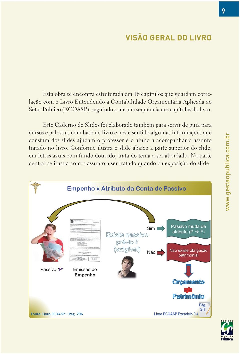 Este Caderno de Slides foi elaborado também para servir de guia para cursos e palestras com base no livro e neste sentido algumas informações que constam dos slides ajudam o professor e o