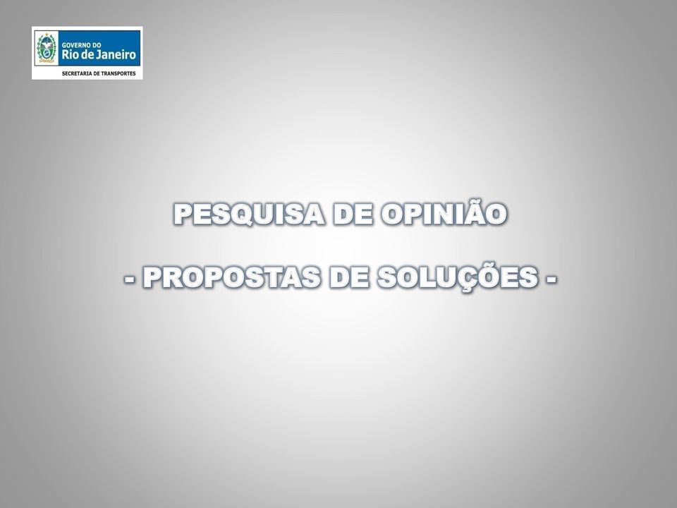 PROPOSTAS