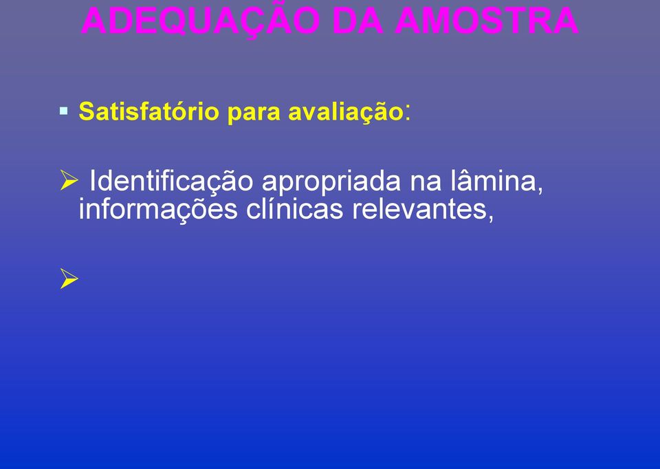 Identificação apropriada na