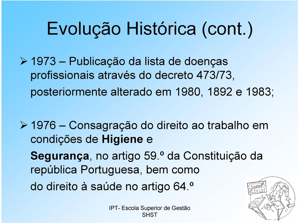 posteriormente alterado em 1980, 1892 e 1983; 1976 Consagração do direito ao