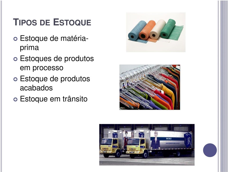 produtos em processo Estoque