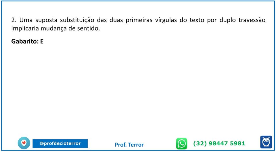 texto por duplo travessão