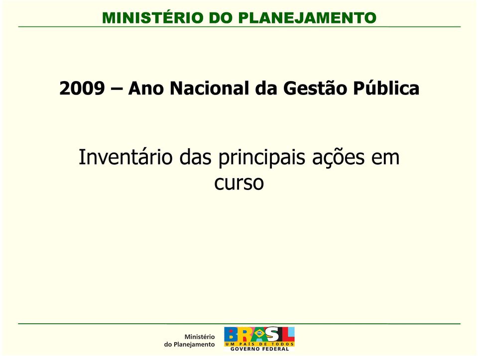 Inventário das