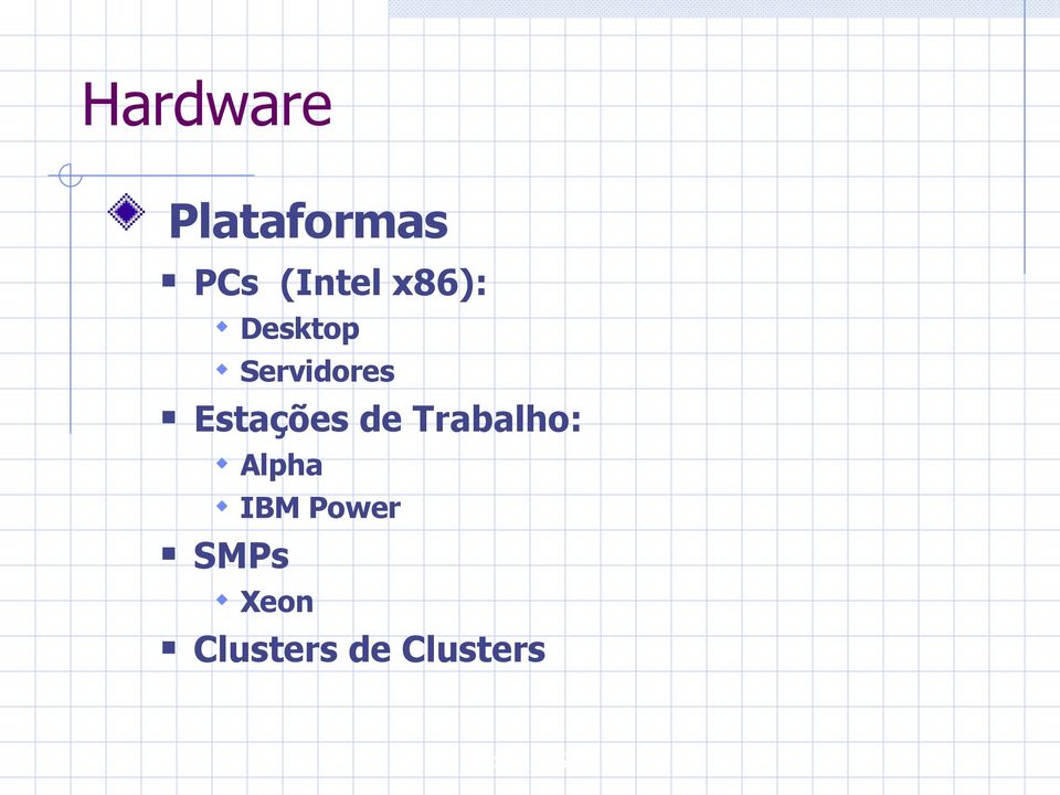 Estações de Trabalho: Alpha IBM