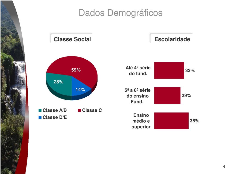 33% 28% 1% 5ª a 8ª série do ensino Fund.