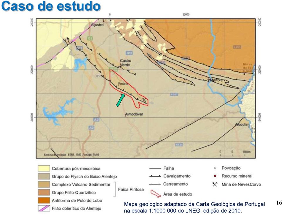 de Portugal na escala 1:1000