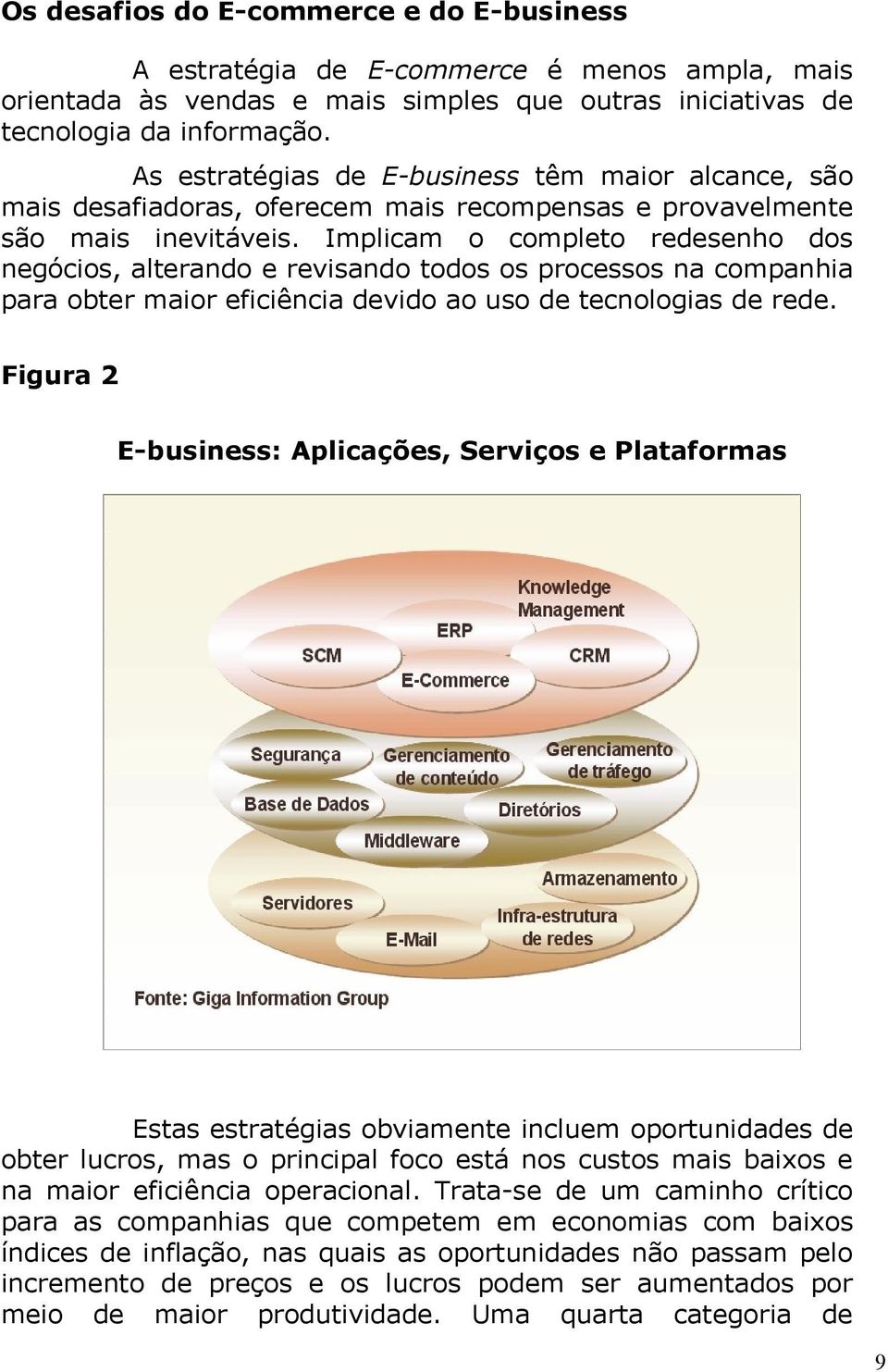 Implicam o completo redesenho dos negócios, alterando e revisando todos os processos na companhia para obter maior eficiência devido ao uso de tecnologias de rede.