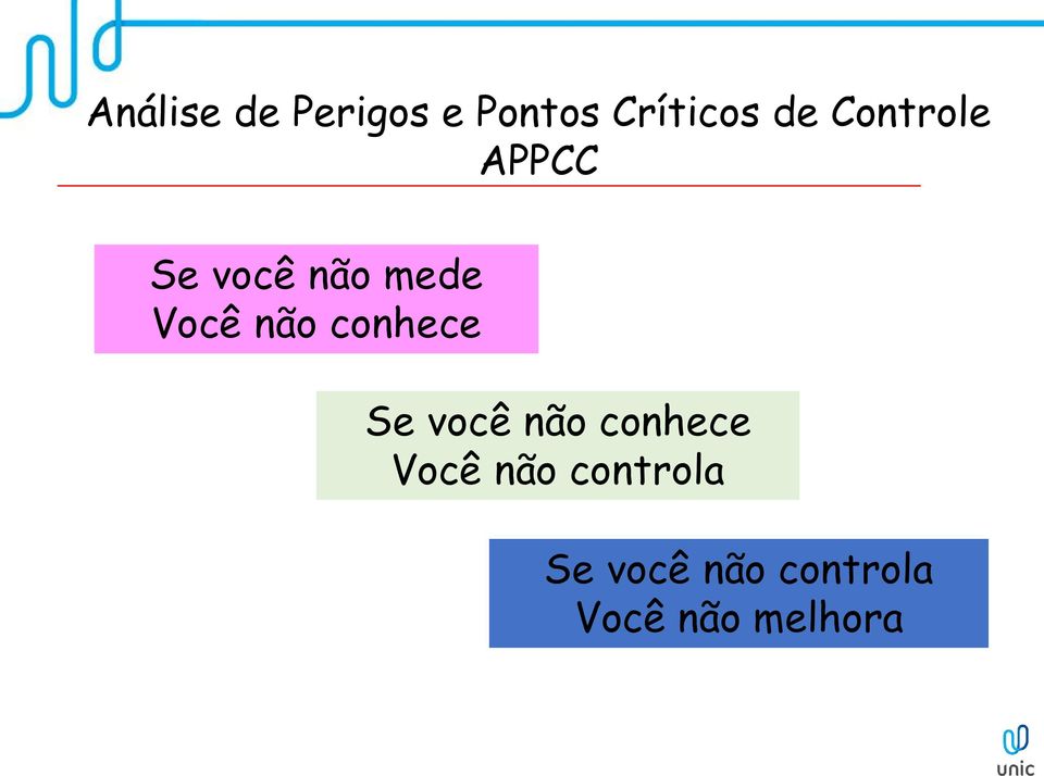 Você não controla Se você