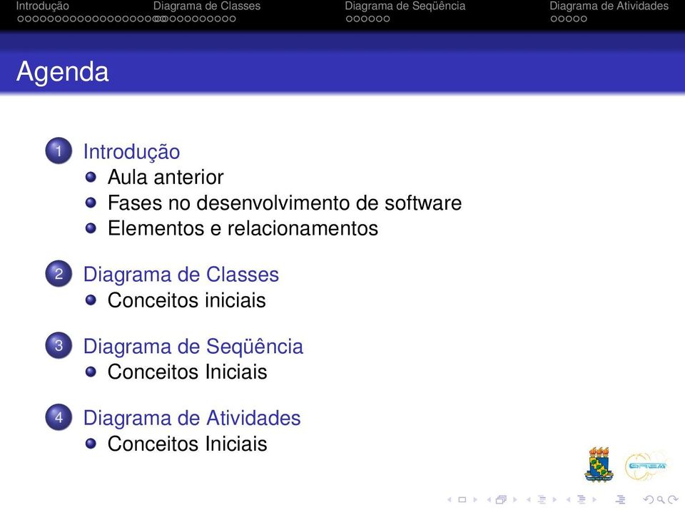 2 Diagrama de Classes Conceitos iniciais 3 Diagrama de