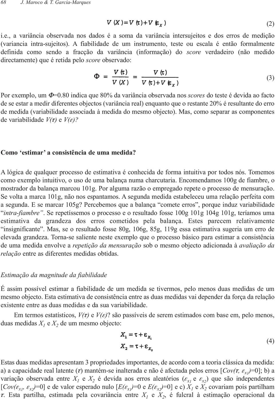 observado: (3) Por exemplo, um Φ=0.