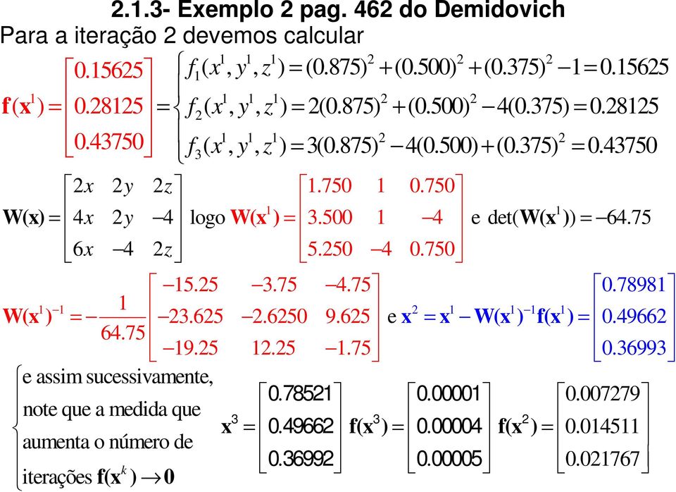 5 4 = 6 4 z 5.5 4.75 4 4 logo W( ) = e det( W( )) 64.75 5.5 3.75 4.75.7898 W( ) = 3.65.65 9.65 e 64.75 = W( ) f( ) =.4966 9.