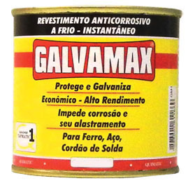 628,36 12 DM1 0% 42,30 39,42 37,31 Proteção Anticorrosiva GALVALUM - GALVANIZAÇÃO ALUMINIZADA Galvanização a frio na cor alumínio (similar a galvanização convencional). Aplicavél com pincel.