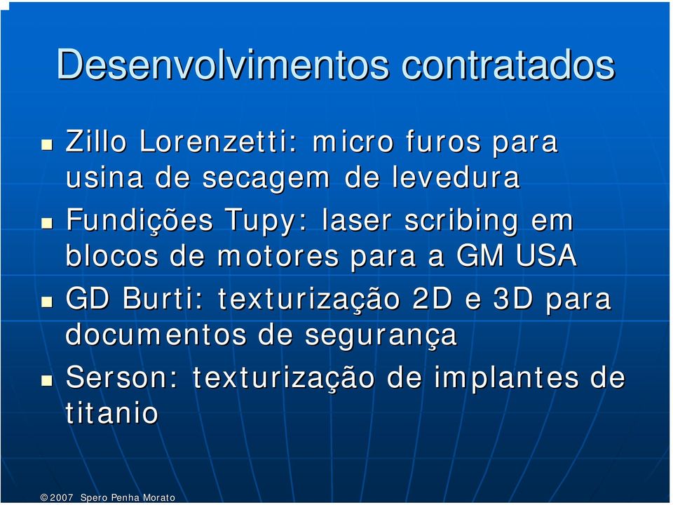 blocos de motores para a GM USA GD Burti: texturização 2D e 3D