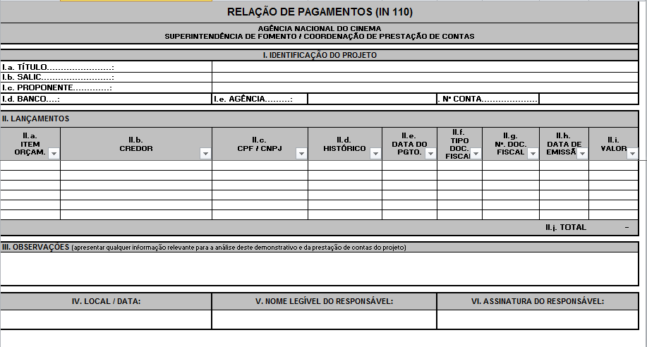 Relação de