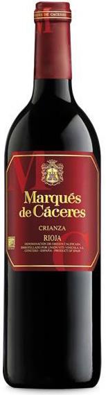 Marqués de Cáceres Crianza 2011 750ml Cod cx: 14111 Cod uni: 214111 Variedade: Tempranillo (85%), Garnacha Tinta e Graciano (15%) Origem: Rioja Alta, Espanha Teor Alcoólico: 13,0% Servir a: 16ºC a