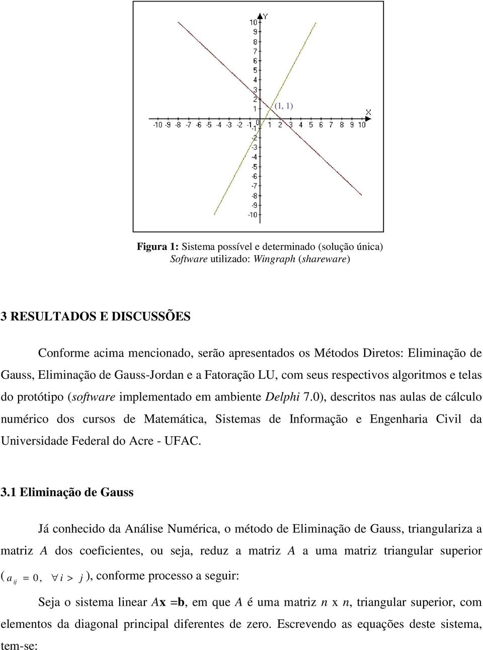 ), descritos s uls de cálculo umérico dos cursos de Mtemátic, Sistems de Iformção e Egehri Civil d Uiversidde Federl do Acre - UFAC. 3.