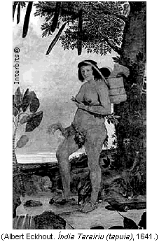 História Ficha 5 Avançado Lucas maio/12 Nome: Nº: Turma: 1. (Unesp) O artista holandês Albert Eckhout (1610 1666) esteve no Brasil entre 1637 e 1644, na comitiva de Maurício de Nassau.