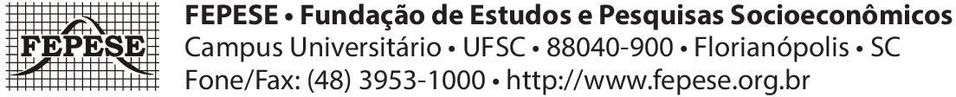 UFSC 88040-900 Florianópolis SC