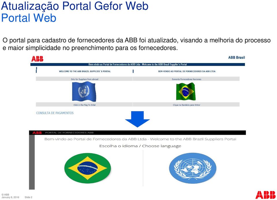 visando a melhoria do processo e maior