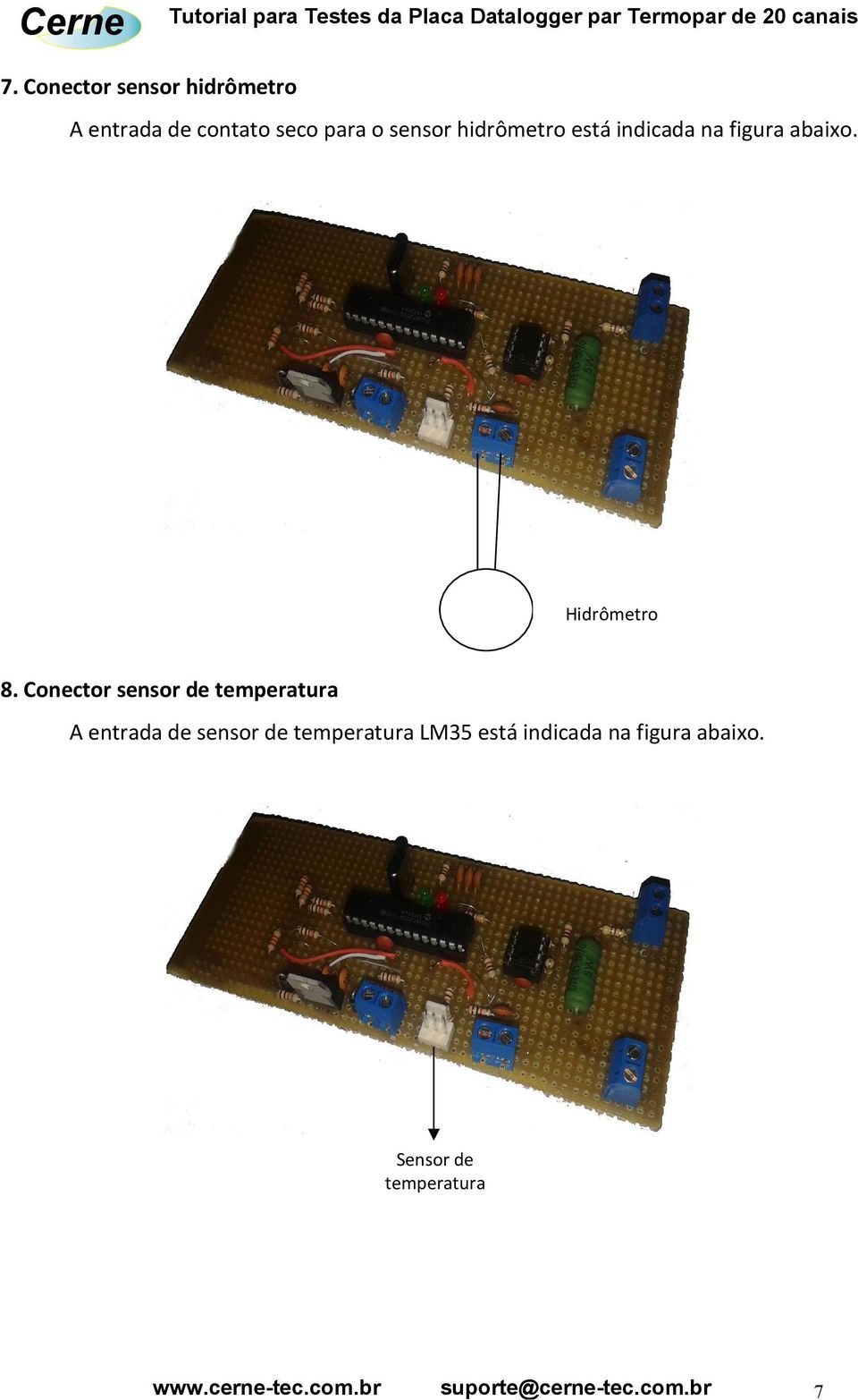 Conector sensor de temperatura A entrada de sensor de