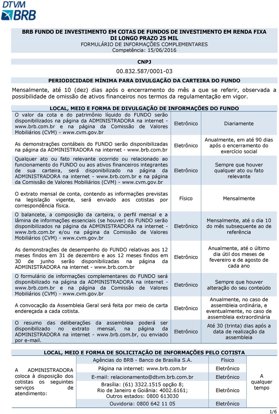 financeiros nos termos da regulamentação em vigor.