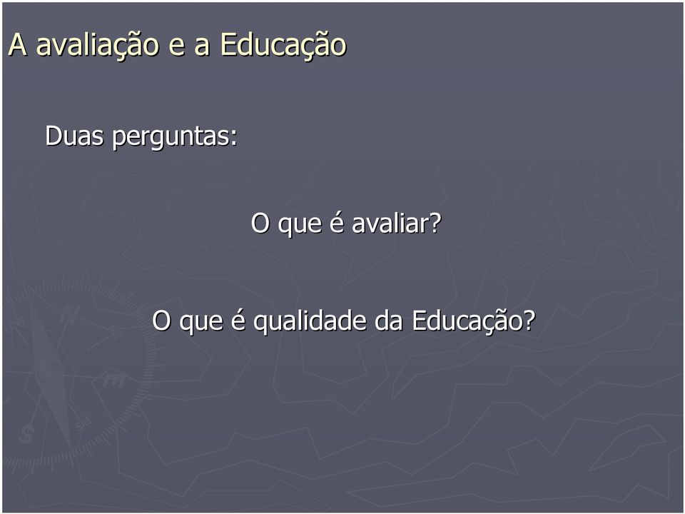 perguntas: O que é