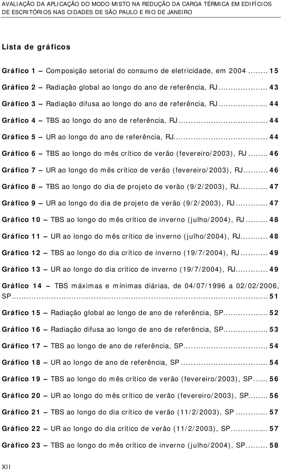 .. 44 Gráfico 6 TBS ao longo do mês crítico de verão (fevereiro/2003), RJ... 46 Gráfico 7 UR ao longo do mês crítico de verão (fevereiro/2003), RJ.