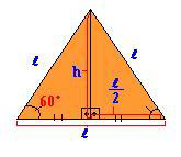 15 5.2 Altura de um Triângulo Equilátero Consideremos o triângulo equilátero abaixo.