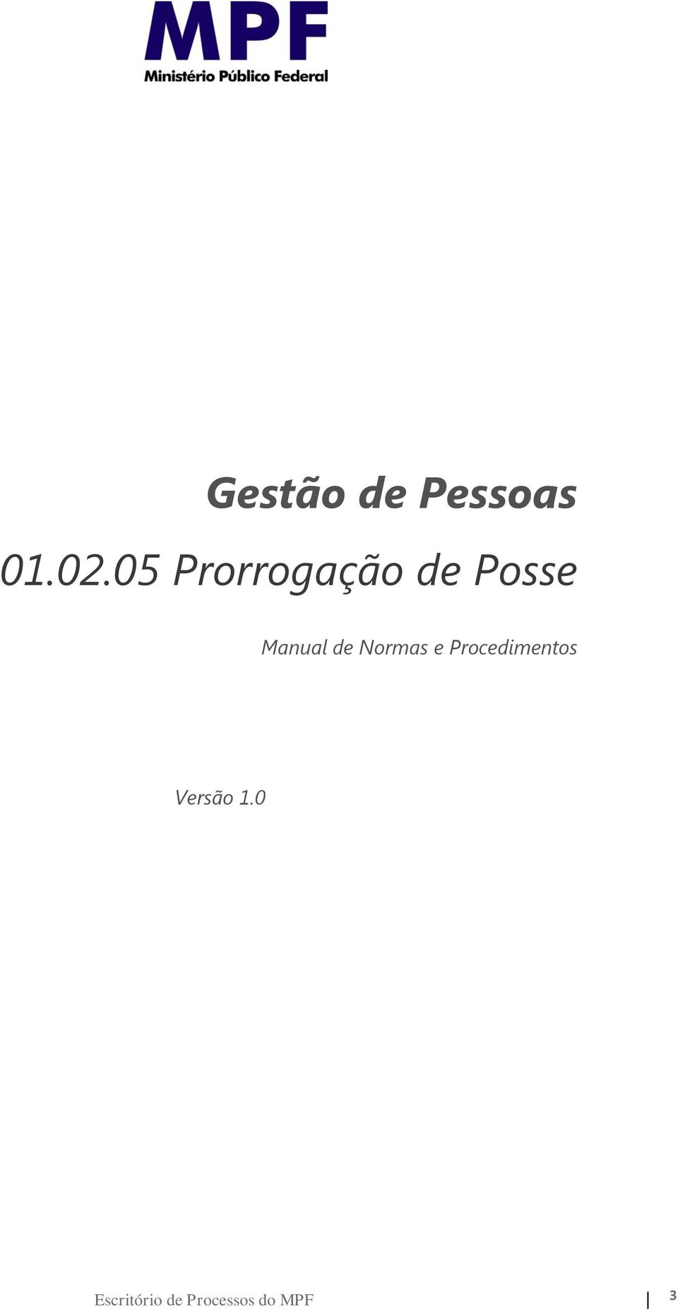 de Normas e Procedimentos