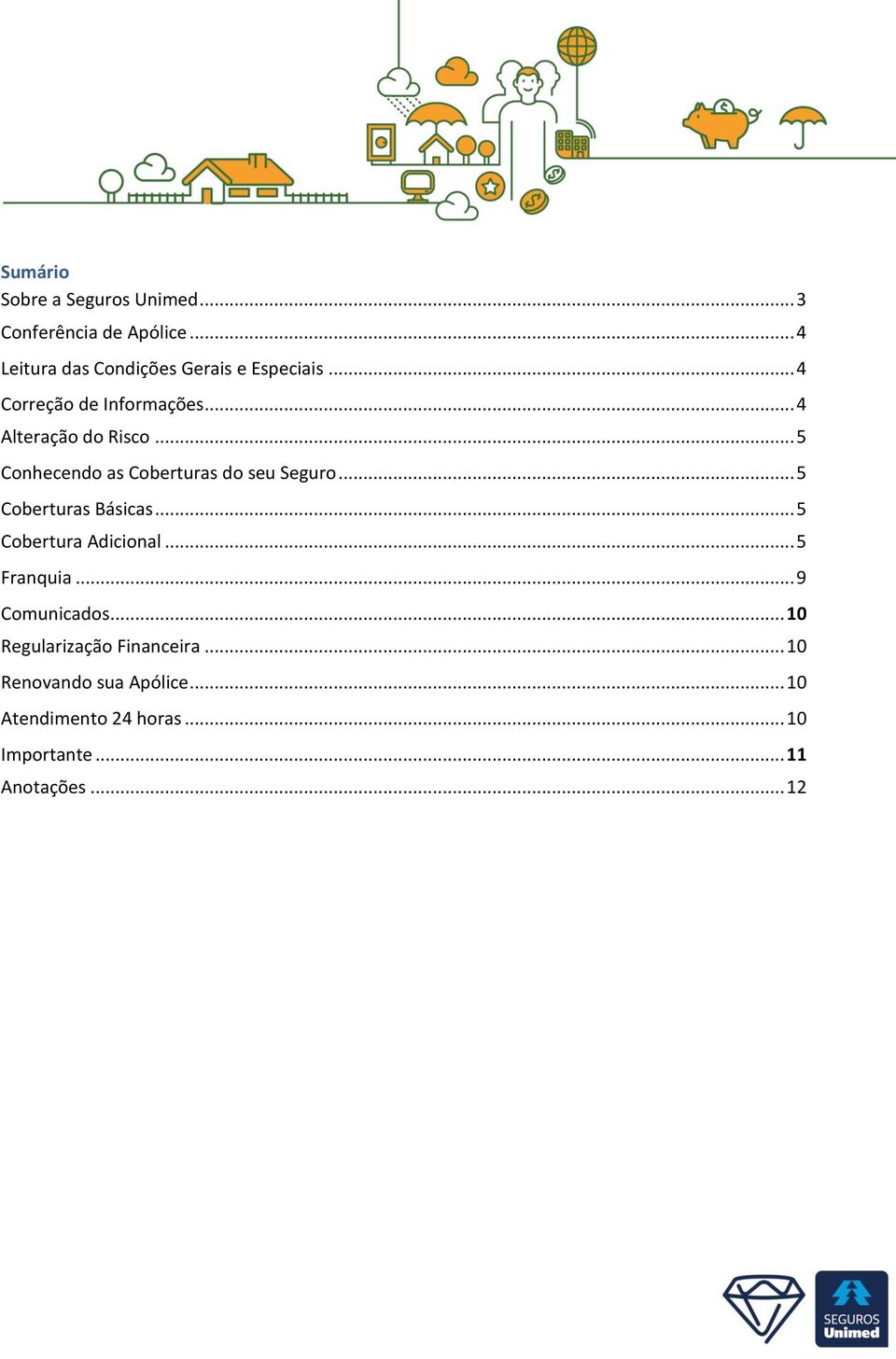 .. 5 Conhecendo as Coberturas do seu Seguro... 5 Coberturas Básicas... 5 Cobertura Adicional.