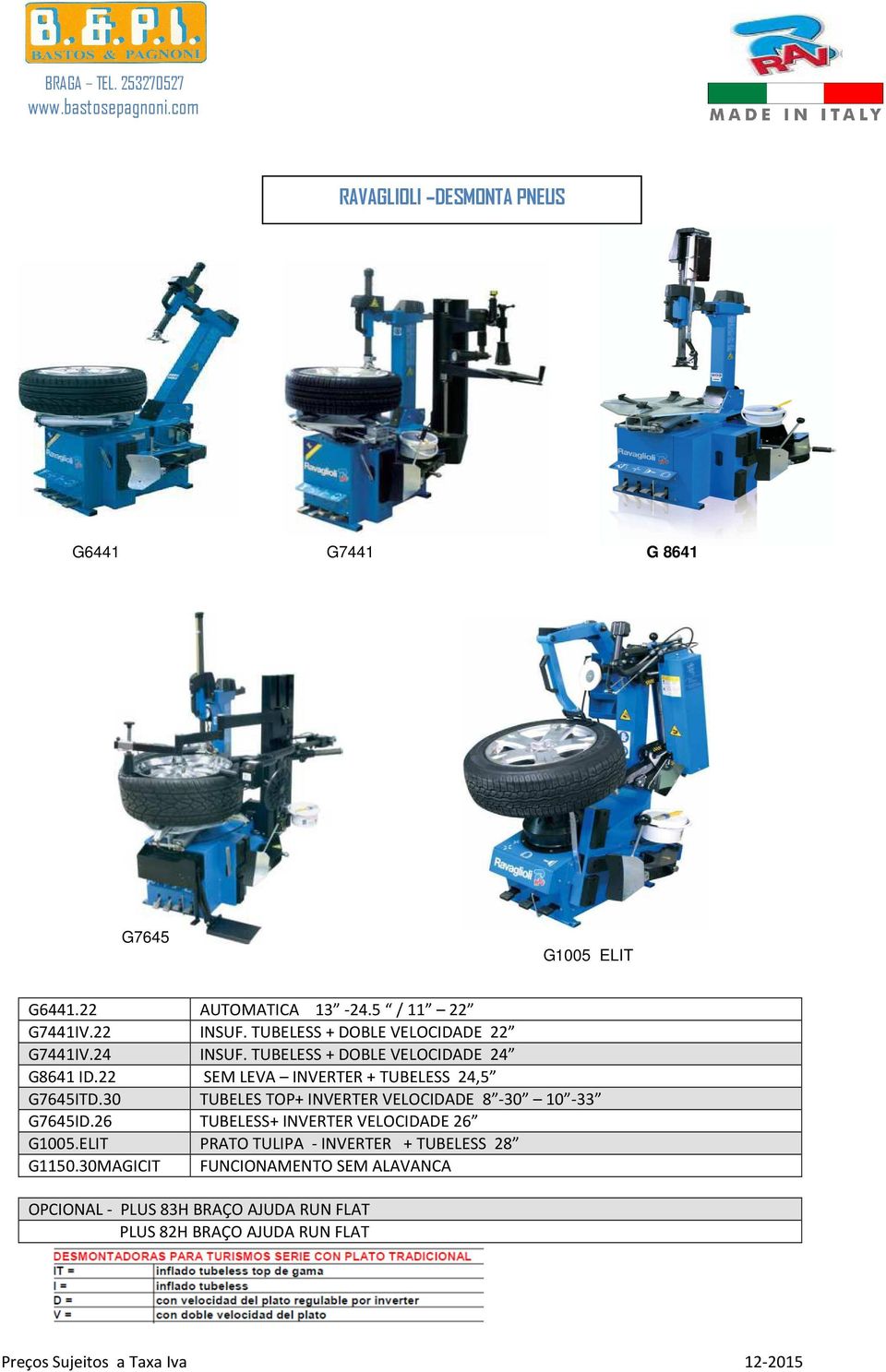 22 SEM LEVA INVERTER + TUBELESS 24,5 G7645ITD.30 TUBELES TOP+ INVERTER VELOCIDADE 8-30 10-33 G7645ID.