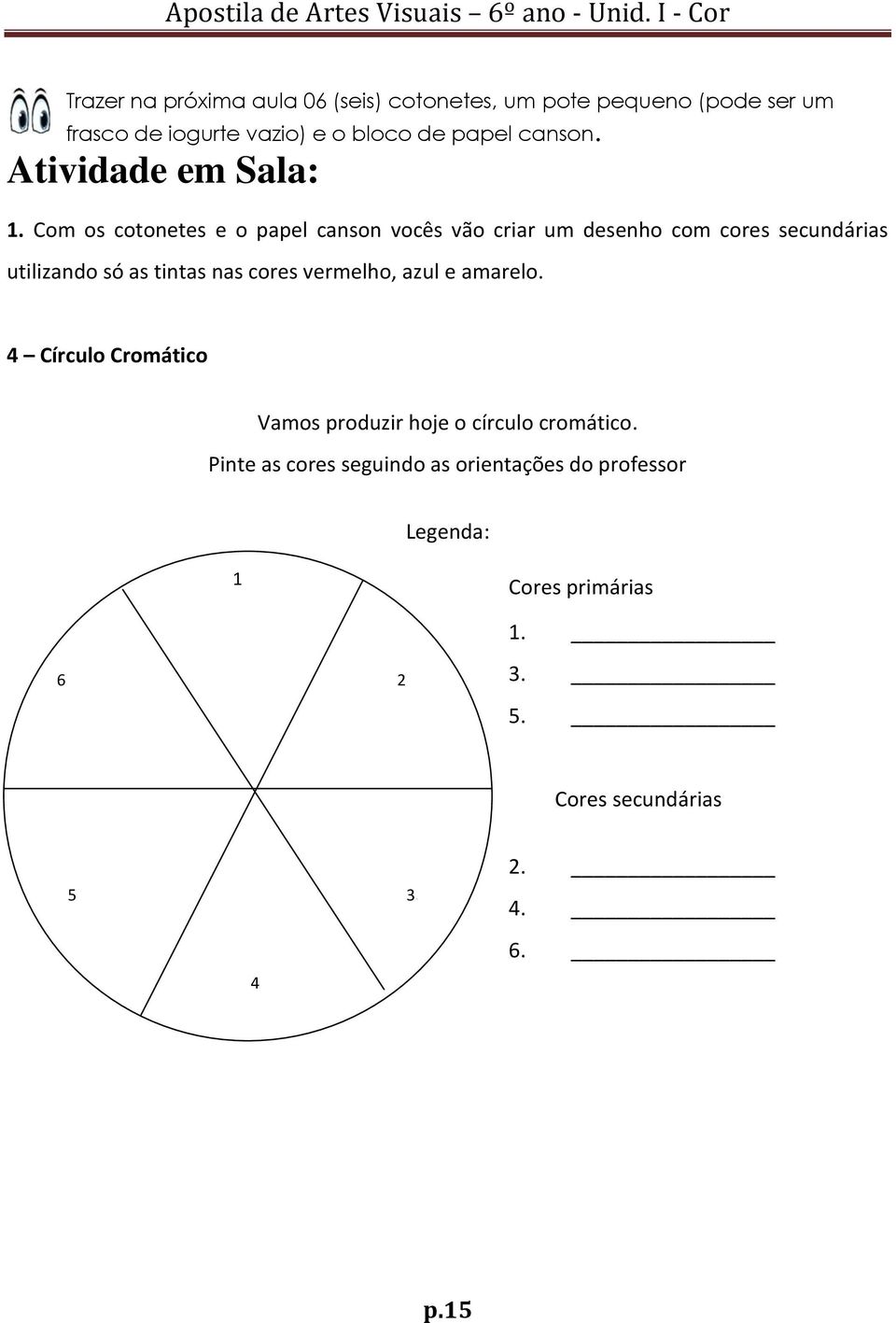 Atividade em Sala: 1.