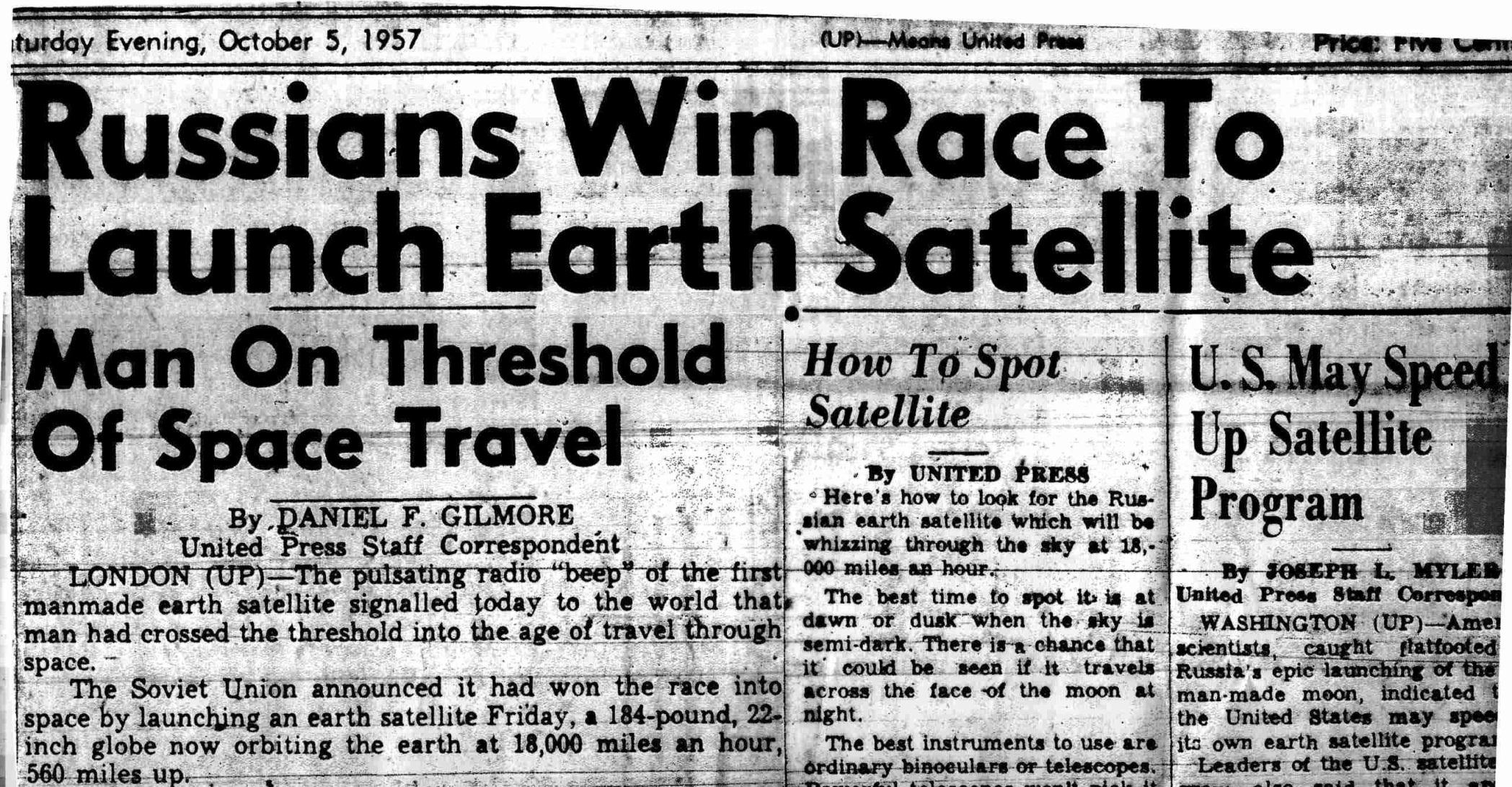 1. História da meteorologia por satélite Em 1955, EUA e USSR anunciaram a corrida para lançar o
