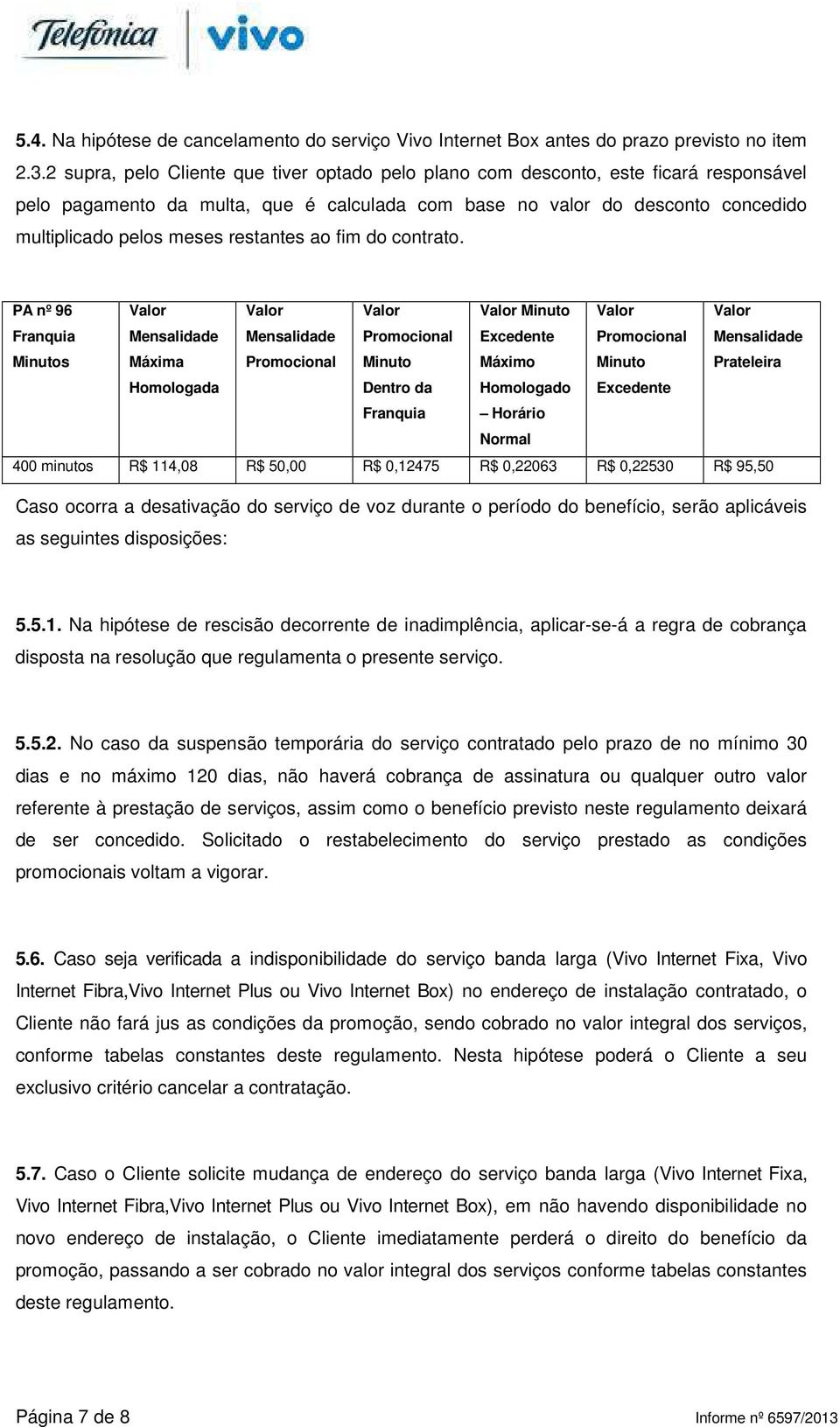 restantes ao fim do contrato.